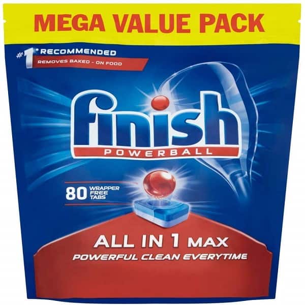 Finish Dishwasher Tablets All In 1 Max 80 Tablets – Euro Appliance City