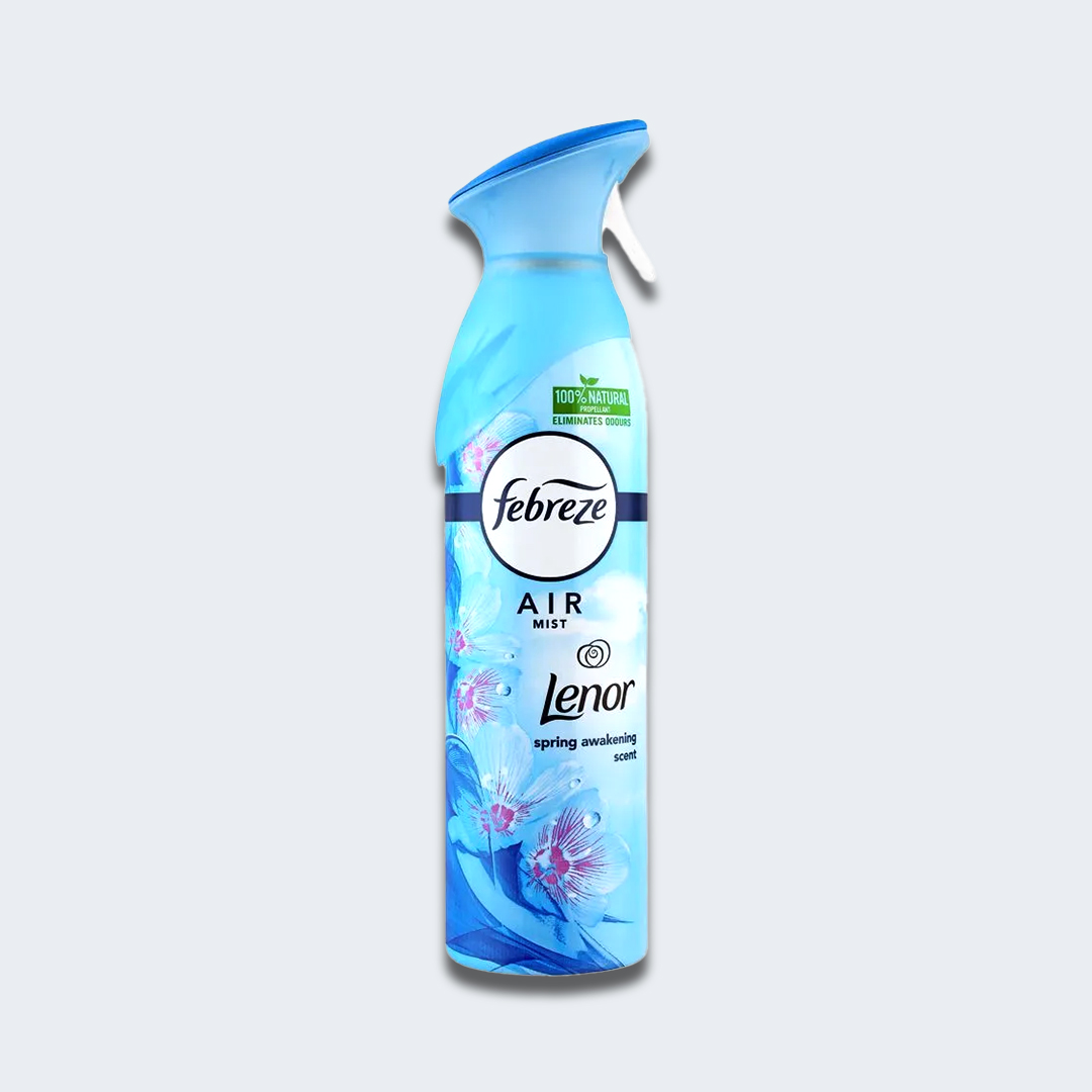 Febreze Air Freshener Spray, Odour Eliminator and Bathroom Freshener, Lenor  Spring Awakening, 1.8 Litre (300 ml x 6)